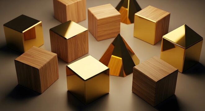 abstract background with cubes