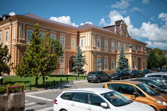 The National Museum of Montenegro, housed in the historic 1910 &ldquo;Vladin dom&rdquo; building, in Cetinje
