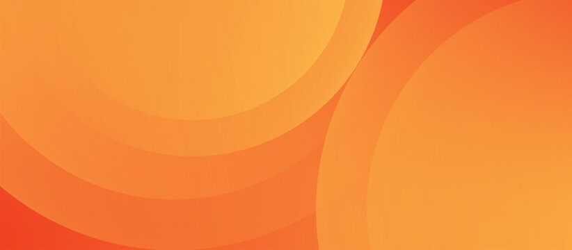 Abstract orange background with circles