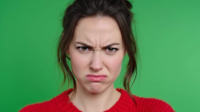 Female giving a skeptical glance when something doesn&rsquo;t seem right