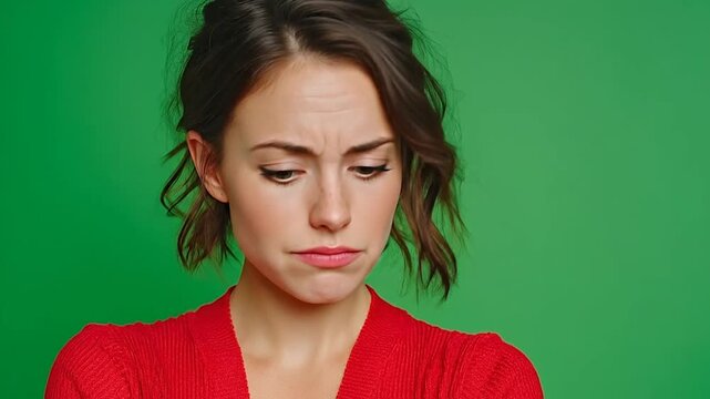 Female giving a skeptical glance when something doesn&rsquo;t seem right