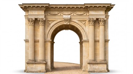 Obraz premium Ancient roman stone triumphal arch monument