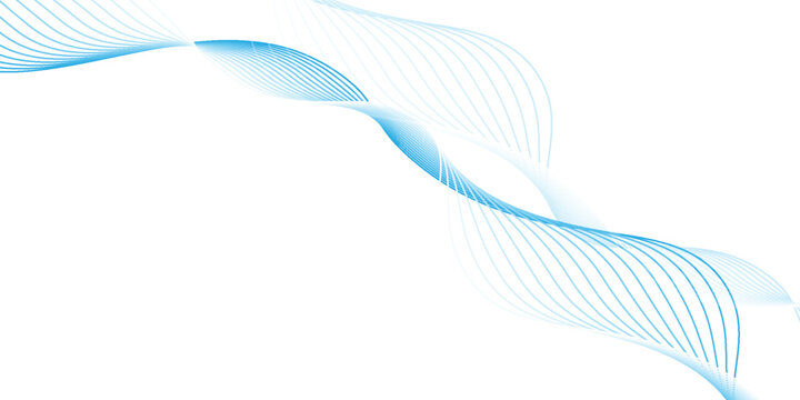 Abstract blue wave vector banner template vector design eps10