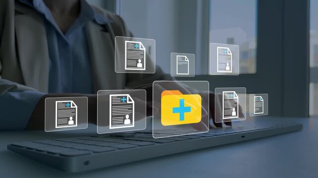 Medical electronic database and patient history documents. Technology for accessing patient history information, medical data storage and healthcare information management.