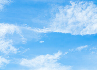 Fototapeta premium Sky cloud blue nature background paronama web cloudy summer winter season day, light beauty horizon spring brigth gradient calm abstract backdrop air nature view wallpaper landscape environment