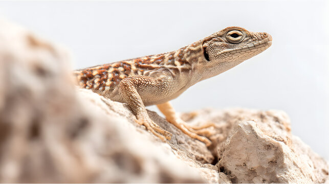 Intricate Reticulated Reptile on Textured