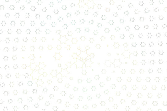 Seamless Geomatric vector background Pattern in orange