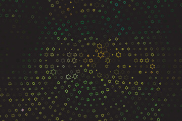 Dark Galaxy Background with Shining Stars and Cosmic Sparkles © AMERA AINUN MAHYA