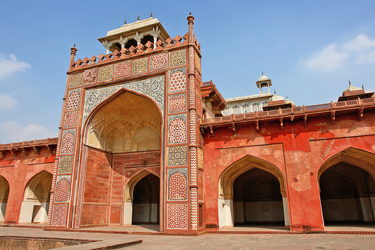 Akbar's  mausoleum of the third and greatest Mughal emperor Akbar  is situated of grounds in Sikandra, a suburb of Agra, Uttar Pradesh, India.