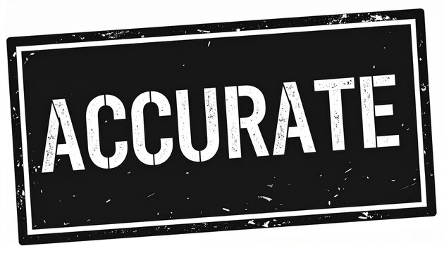 ACCURATE Stamp &ndash; Precision & Reliability Symbol