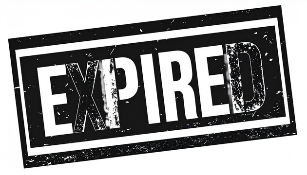 EXPIRED Stamp &ndash; Outdated & Invalid Symbol