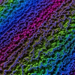 Fototapeta premium Extreme close-up of a heavily textured, bumpy surface riddled with small indentations and pits, creating a distinct, complex pattern, surface, granular, appearance