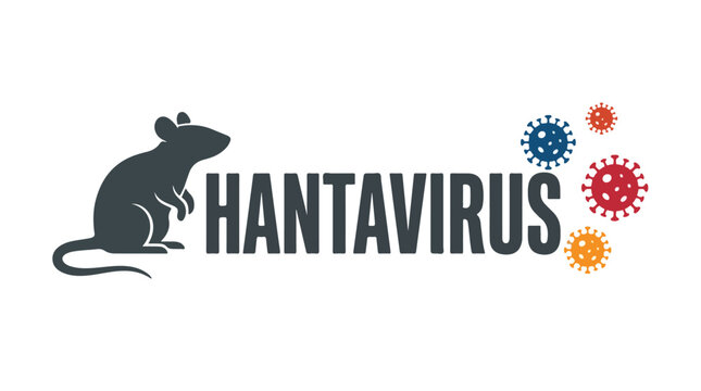 vector flat typography "Hantavirus" 010