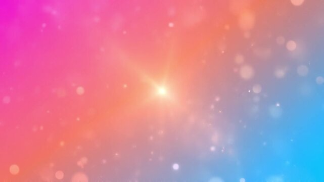 Glowing light particles floating in a soft gradient background with a dreamy atmosphere and cinematic motion for creative visual projects in high resolution 4k quality