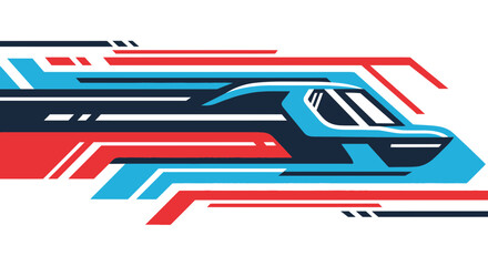 High Speed Train Motion Graphics © Otomotif_art