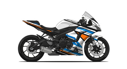 Obraz premium Sport Motorcycle Illustration