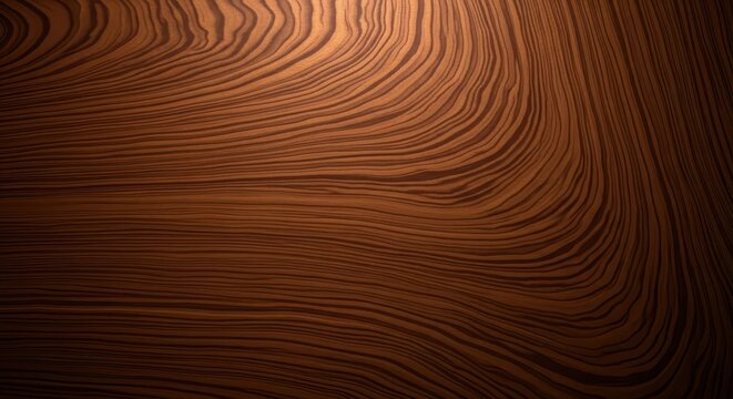 Natural dark brown hardwood texture background featuring rich, organic swirls and parallel lines typical of detailed woodgrain patterns, surface, brown, macro