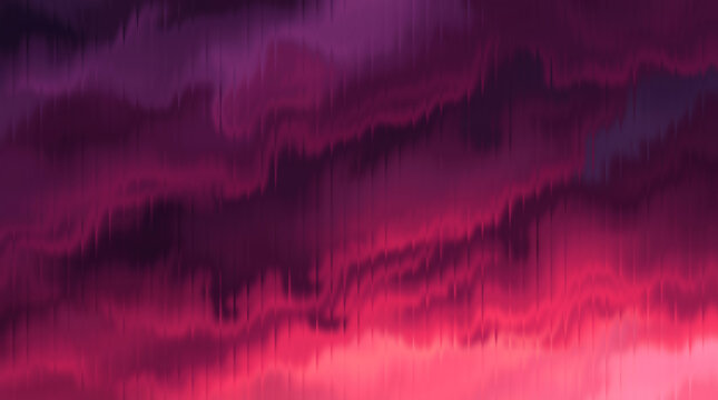 Abstract pink and purple cloudy sky background for design
