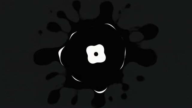 Abstract Liquid Splash Motion Graphic Animation