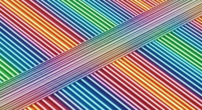 Seamless repeating gradient pattern showcasing parallel diagonal stripes that form a continuous ramp or incline structure against a minimalist surface, wallpaper, pattern, modern