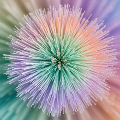 Obraz premium Abstract colorful explosion of light and energy vibrant and dynamic.