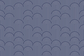 Dragon skin seamless pattern, vector abstract background of reptile or fish scales, also look like roof tiling or architecture element. © Sylverarts