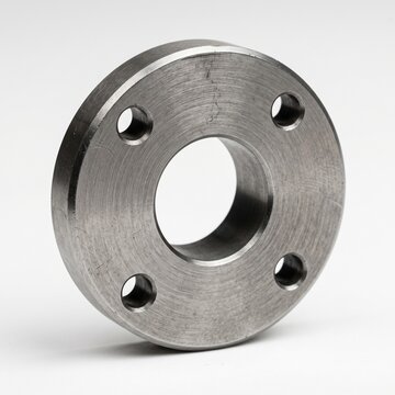 Precision Engineered Stainless Steel Flange for Valve Connection