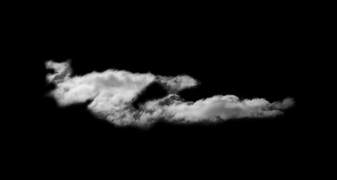 Clouds Sky surface texture isolated on black background,Abstract soft group white cloud computing or fluffy Smoke, Steam,Fog,Haze,image Nature elements for landscape