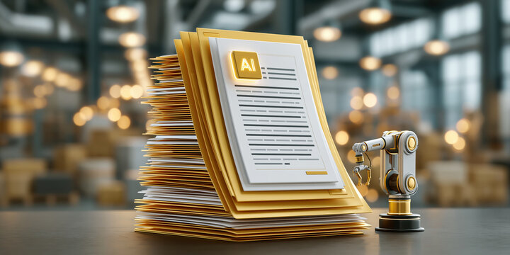 Enterprise ai document powered automated filing system organizes business records with calm