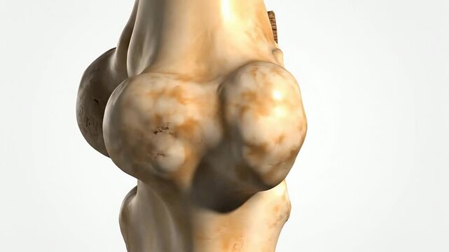 3D Anatomical Models Of Human Bones Displaying Internal Structures And Surface Textures For Medical Education And Illustration