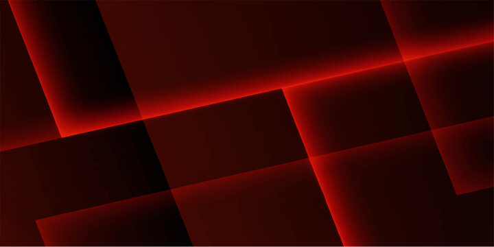 Red abstract background with a futuristic 3d geometric cube pattern and digital technology texture creating a professional business wallpaper illustration