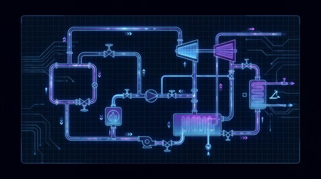 Complex Industrial System high quality stock photo