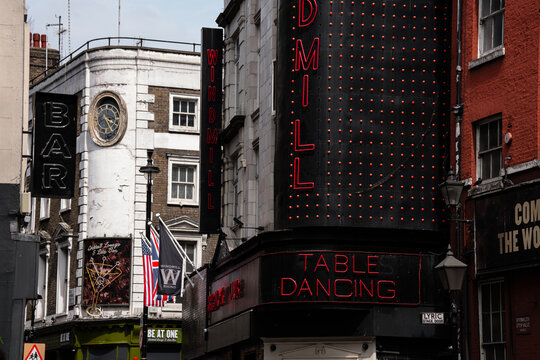 Windmill Nightclub, Adult Entertainment Venue, Windmill Revue Theatre, Table Dancing, Great Windmill Street, Central London Soho, England, UK - May 2026
