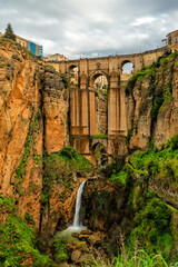 Fototapeta premium Ronda, Spain. Historic town of Andalusia. Travel and tourism beautiful cities of Spain 