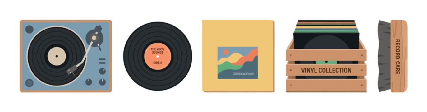 Vinyl records music collection equipment and accessories are essential items for any audio enthusiast or collector of vintage sound.