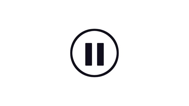 Black circle on white background minimalist design