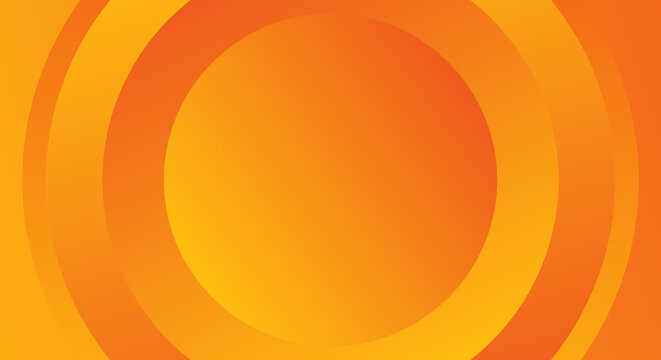 Futuristic orange circle gradient background for modern creative projects.