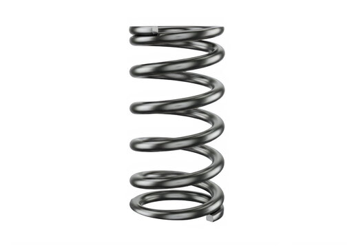 metal spring isolated on white background