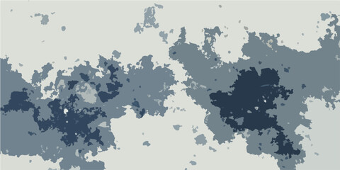 Abstract camouflage pattern vector, military style texture in navy and grey, distressed grunge background for tactical apparel and web design © Zìyóu