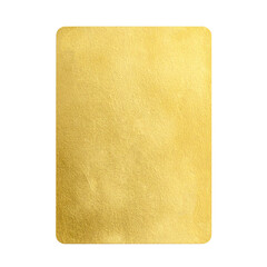 Fototapeta premium Rectangular vertical golden texture card mockup with subtle grain effect and rounded corners&nbsp;