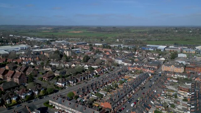 Descending over Reading West Houses UK