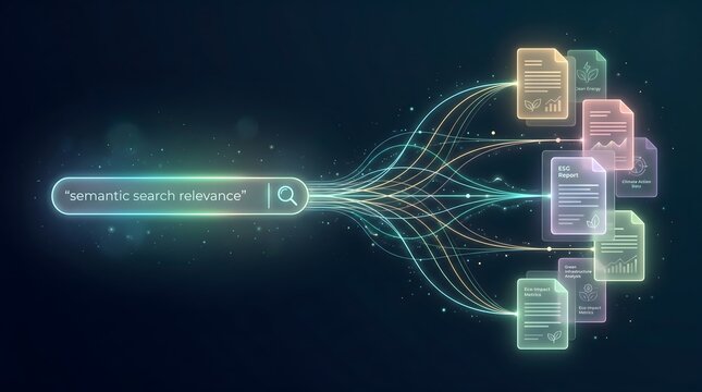 Semantic Search Relevance Connecting to ESG and Eco Impact Data