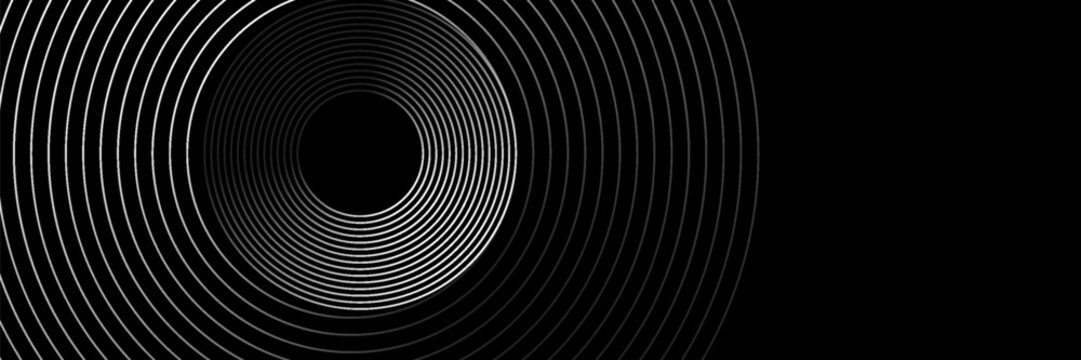 Abstract Particle Technology Background Design. Abstract wave moving point flow particles, high tech background design for brochure, flyer, magazine, business card, banner. Vector