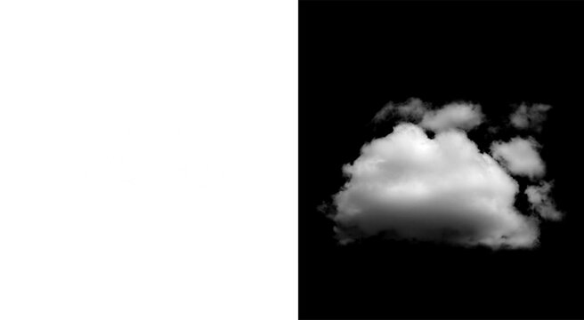 white cloud png on transparent background,