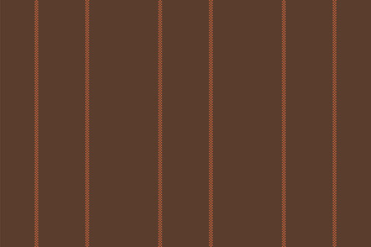 Vtroke seamless texture textile, fade background vertical lines. Aouth stripe fabric pattern vector in orange color.