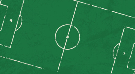 Obraz premium Diagonal football field background with vintage grunge texture