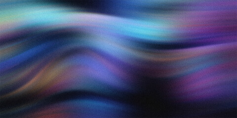 Abstract swirling colors of blue, purple, and teal, fluid motion, dark background, dynamic light effect, vibrant and ethereal blend. © Vector Stock
