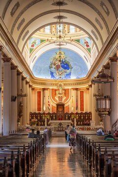 Interior view of San Jose Cathedral, Catedral Metropolitana de Costa Rica, San Jose, San Jose province, Valle Central region, Costa Rica