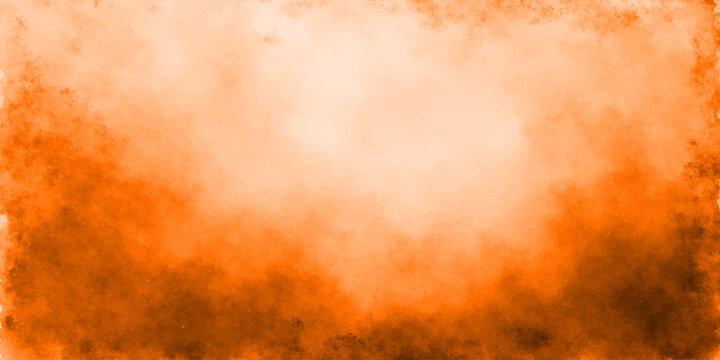 Vintage grunge art background featuring an old paper texture with hot orange flame patterns and smoke clouds in a red light heat explosion design