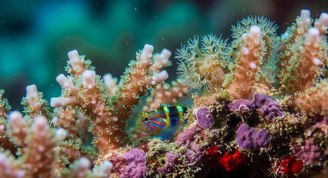 coral reef in the red sea